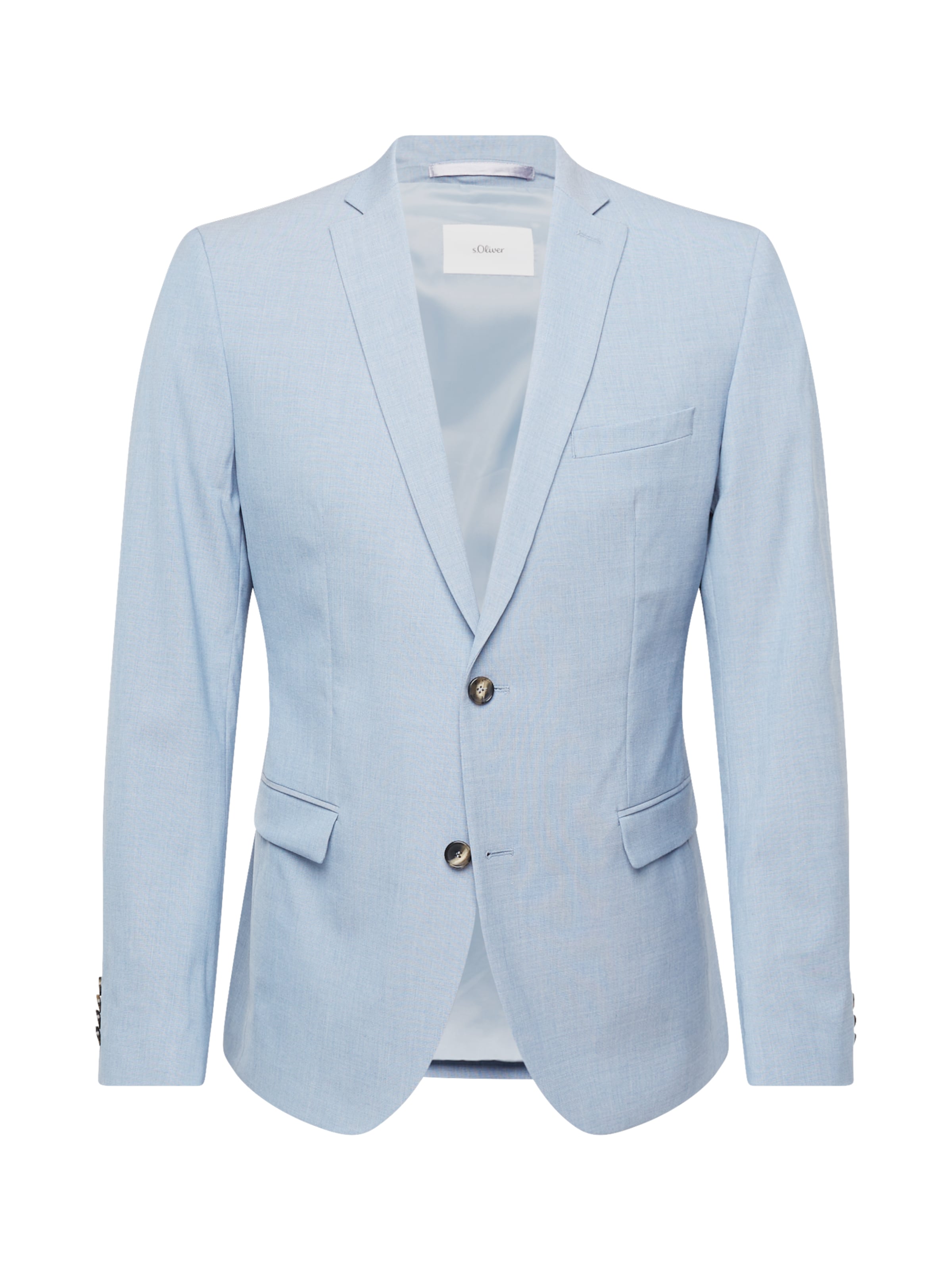 s.OliverSlim Fit Sako - plava boja: prednji dio