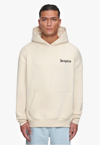 Dropsize Sweatshirt 'Dropsize' in Weiß: predná strana