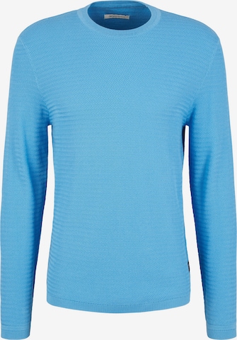 TOM TAILOR DENIM Sweater in Blue: front