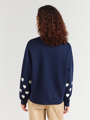 VERO MODA Sweatshirt 'VMKAROL' in Blau