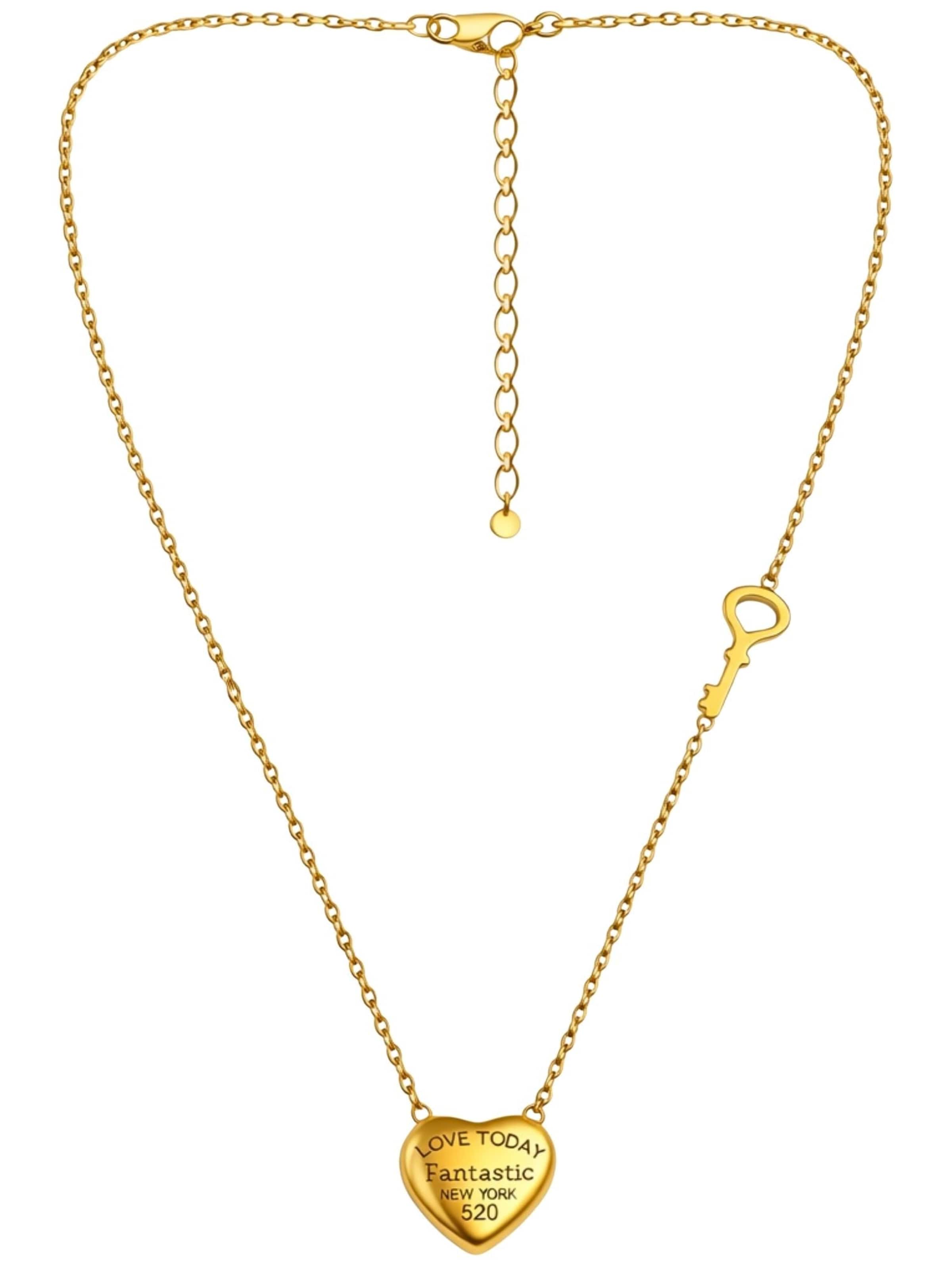 BS Schmuckdesign Necklace 'Venera' in Gold: front