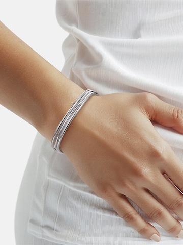 Yokoamii - Pulsera en plata: frente