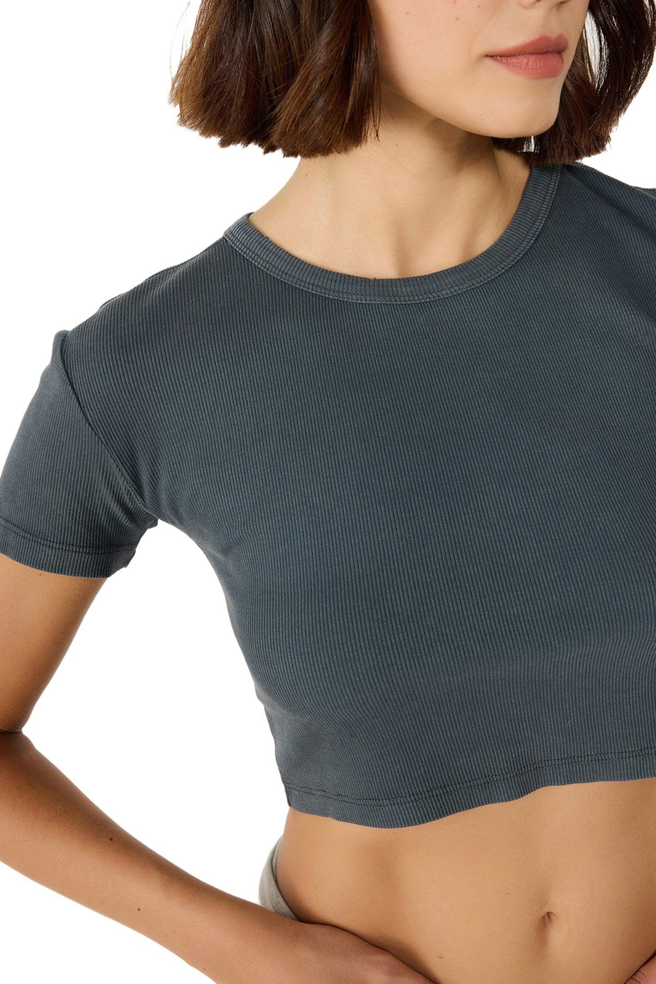Alexa Dash Shirt in Grey