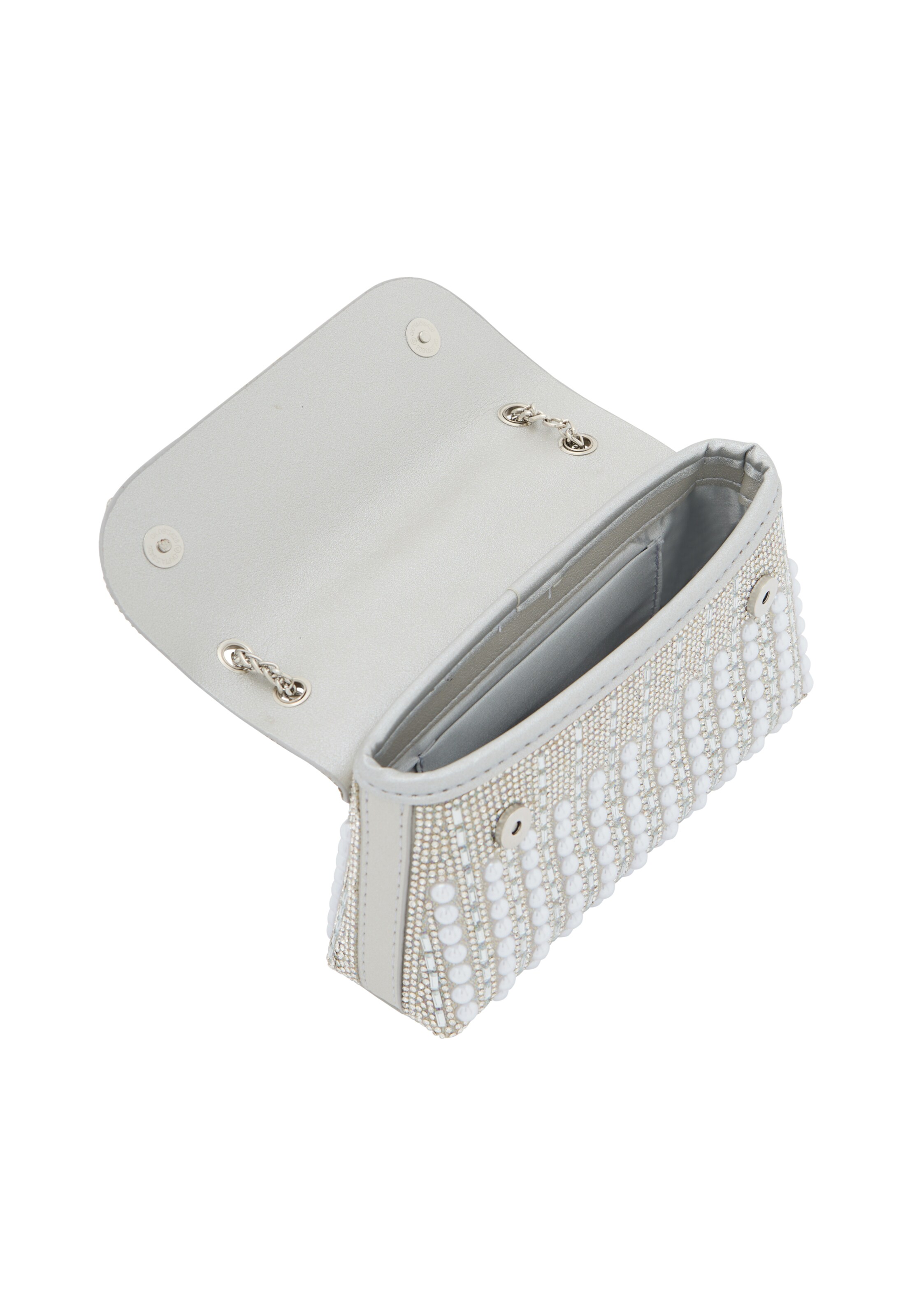 faina Kabelka na rameno - Strieborná