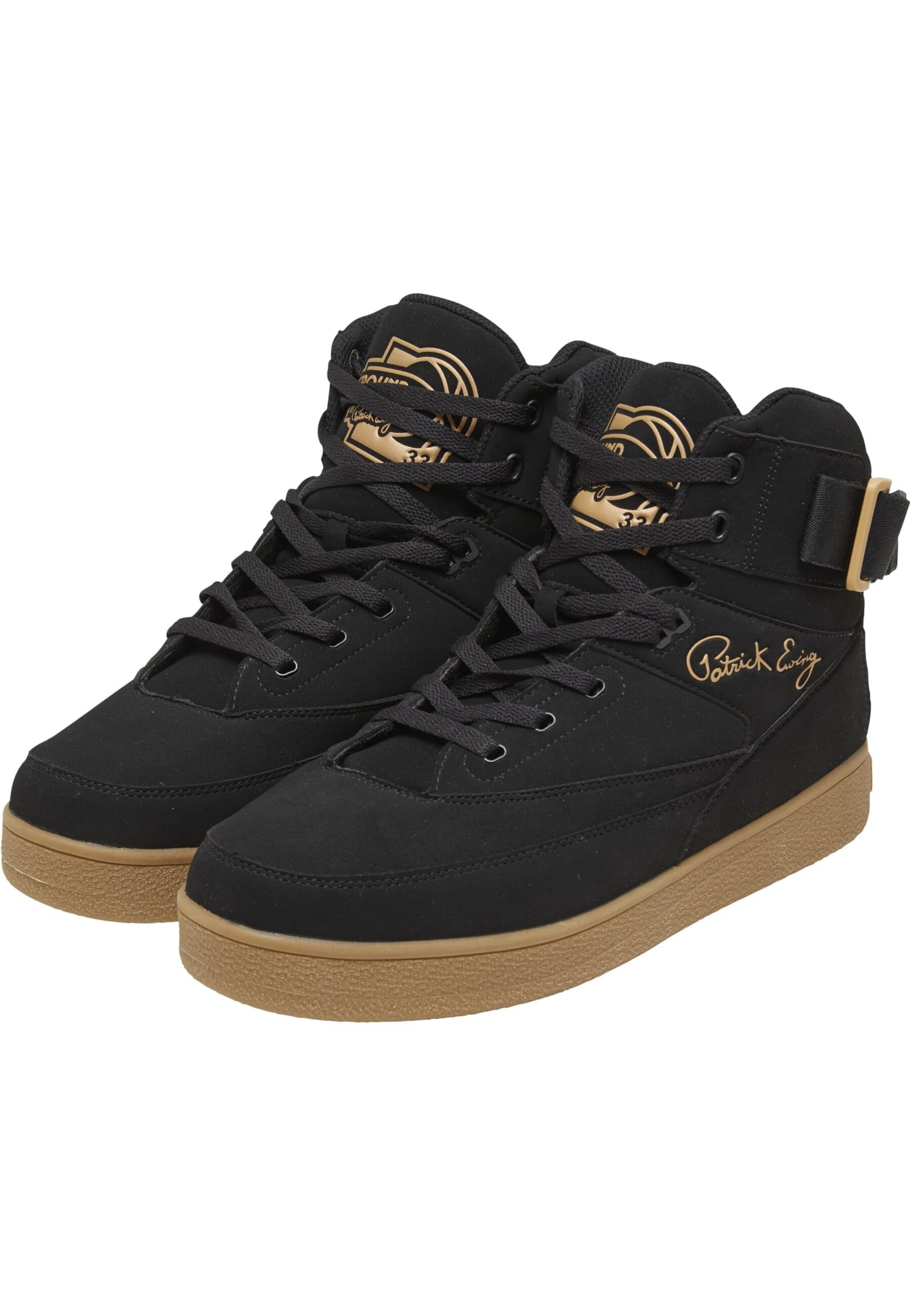 Ewing High-Top Sneakers 'Rebound' in Black