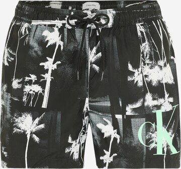 regular Pantaloncini da bagno di Calvin Klein Swimwear in nero: frontale