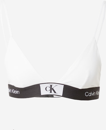 Triangle Soutien-gorge Calvin Klein Underwear en blanc : devant
