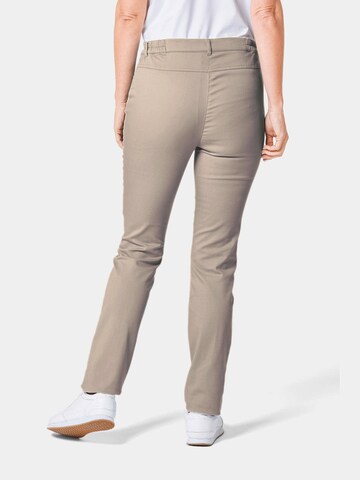 Regular Pantalon 'Anna' Goldner en beige