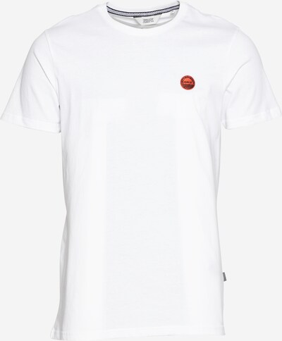!Solid Shirt 'Phero' in Orange red / Black / White, Item view