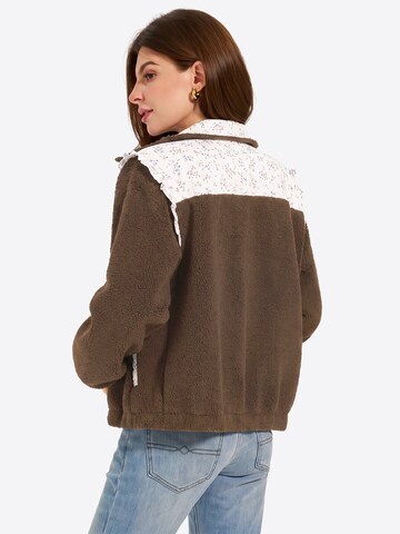 Imily Bela Fleece jas in Bruin