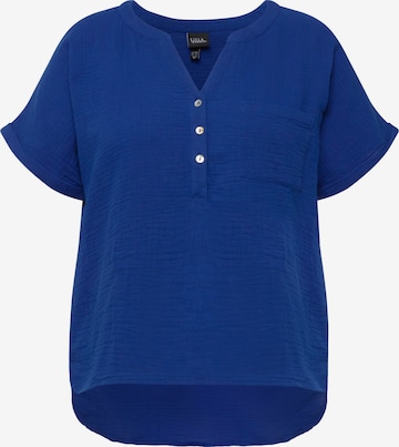 Ulla Popken Blouse in Blauw: voorkant