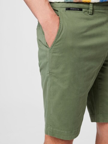 Regular Pantalon chino Superdry en vert
