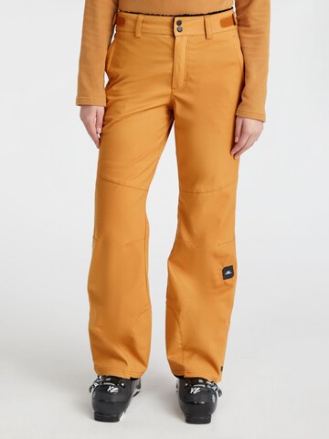 Regular Pantaloni outdoor 'Star' de la O'NEILL pe galben: față