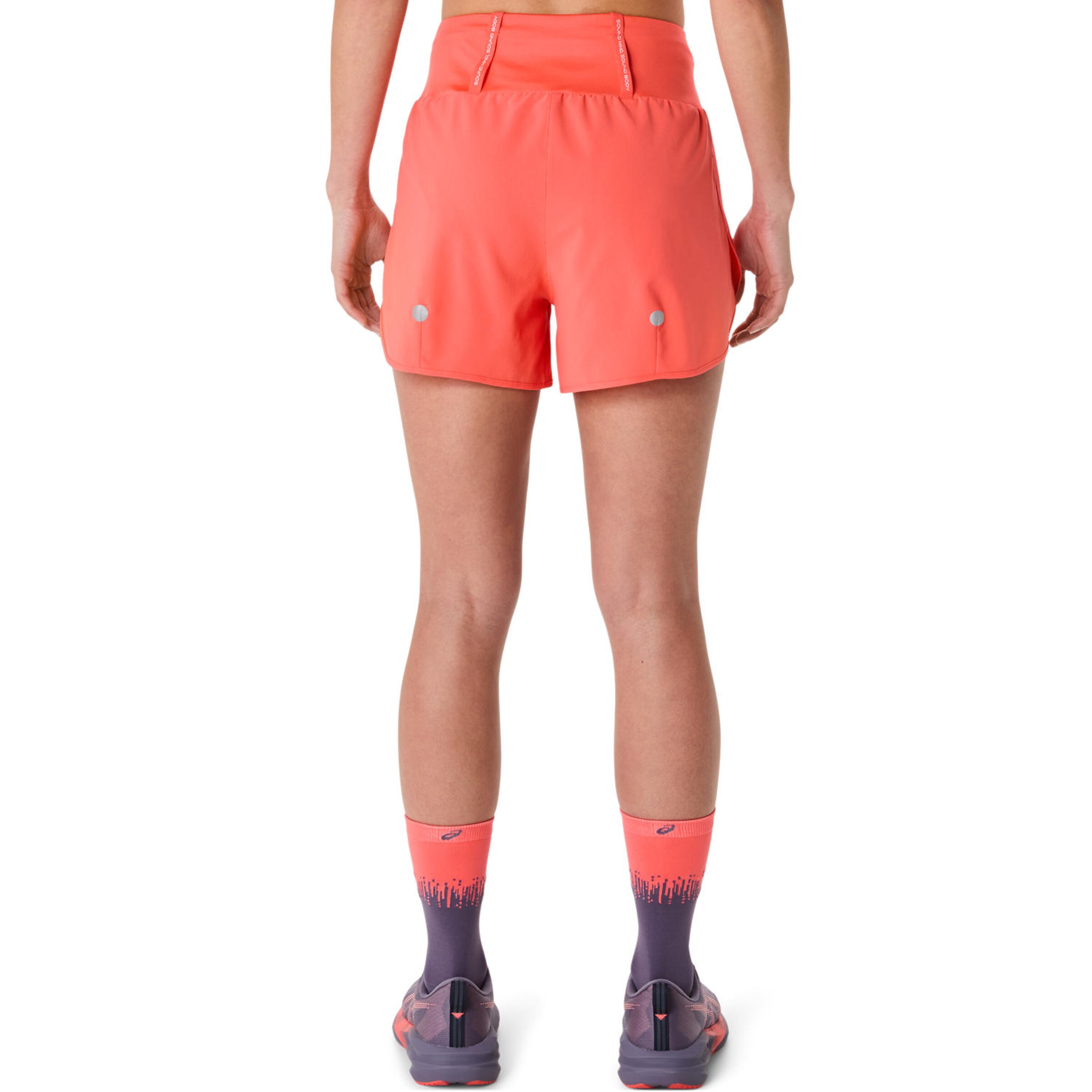 ASICS Regular Workout Pants 'Road' in Orange