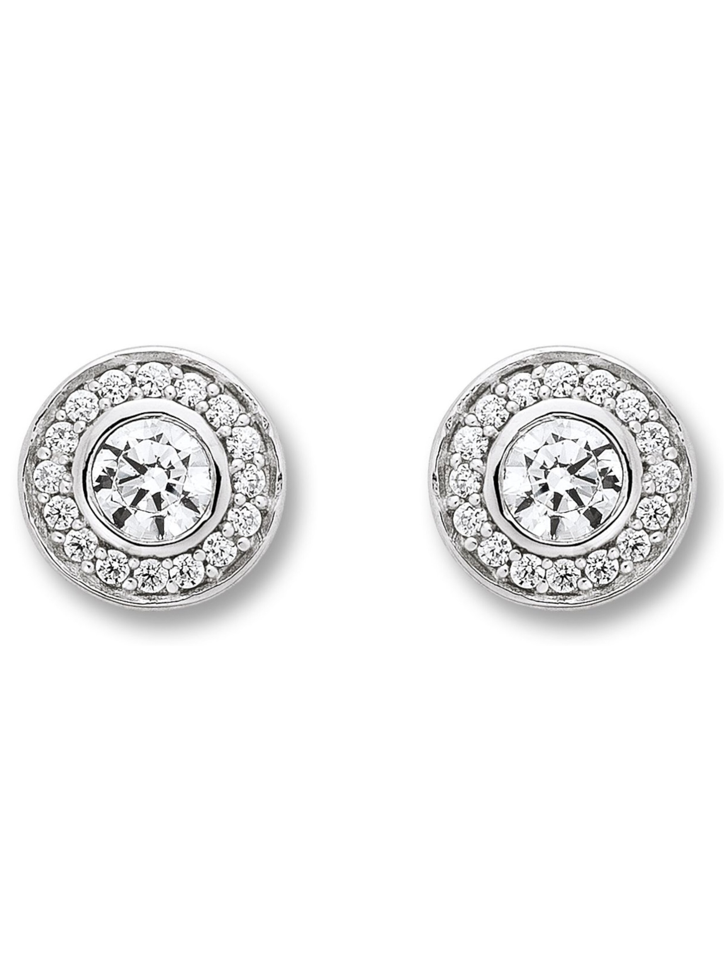 ONE ELEMENT Ohrringe in Silber: Vorderseite