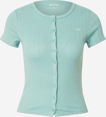 Cardigan HOLLISTER en vert : devant