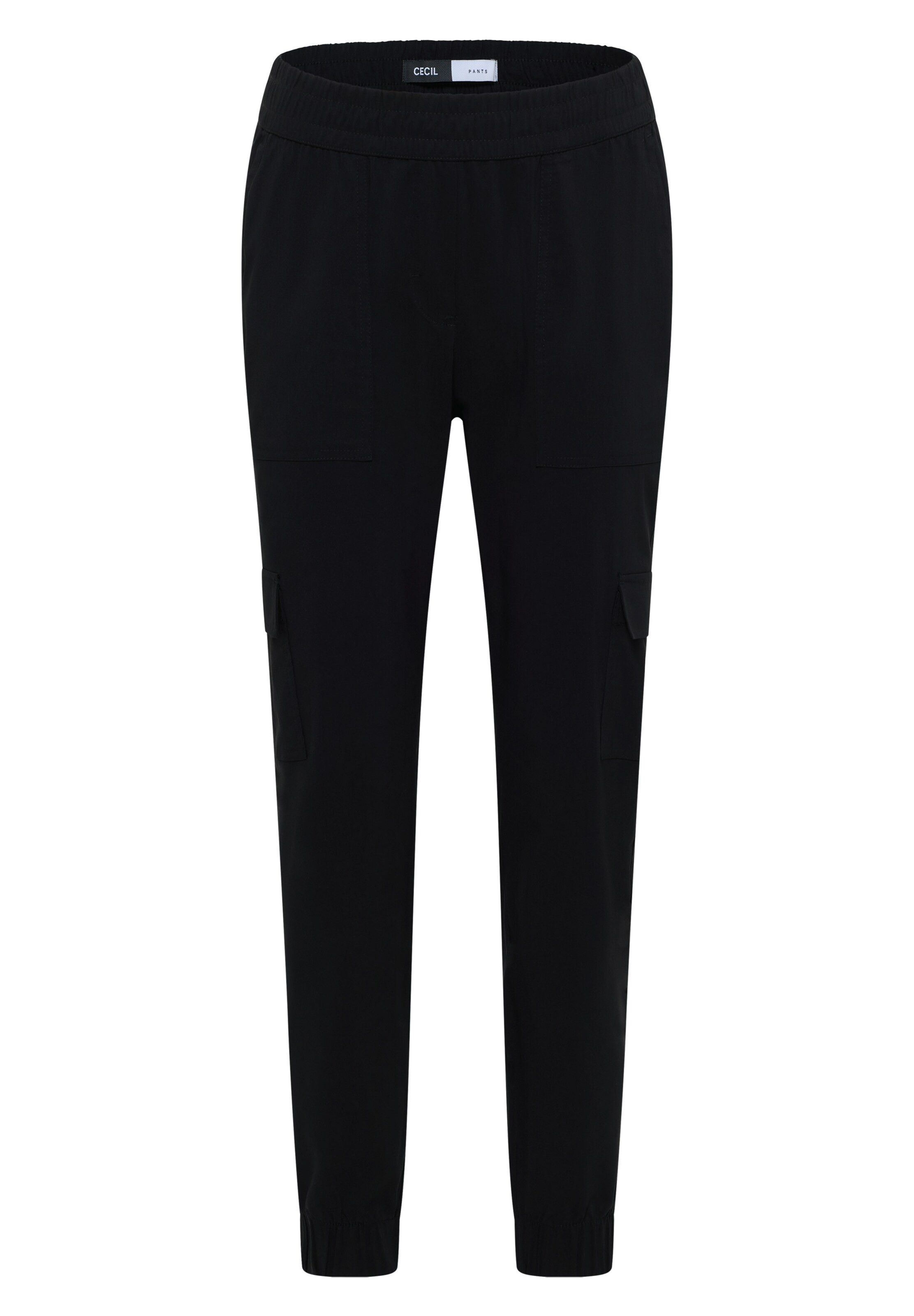 CECIL Slimfit Hose in Schwarz: Vorderseite