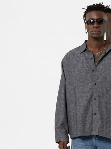 VAMOS CLO Comfort fit Overhemd in Zwart