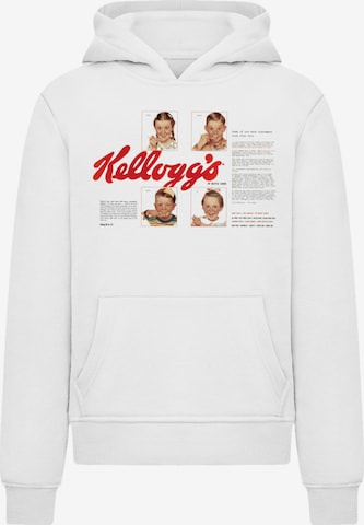 Sweat-shirt 'Kellogg's Corn Flakes Cereal Box Children Retro' F4NT4STIC en blanc : devant