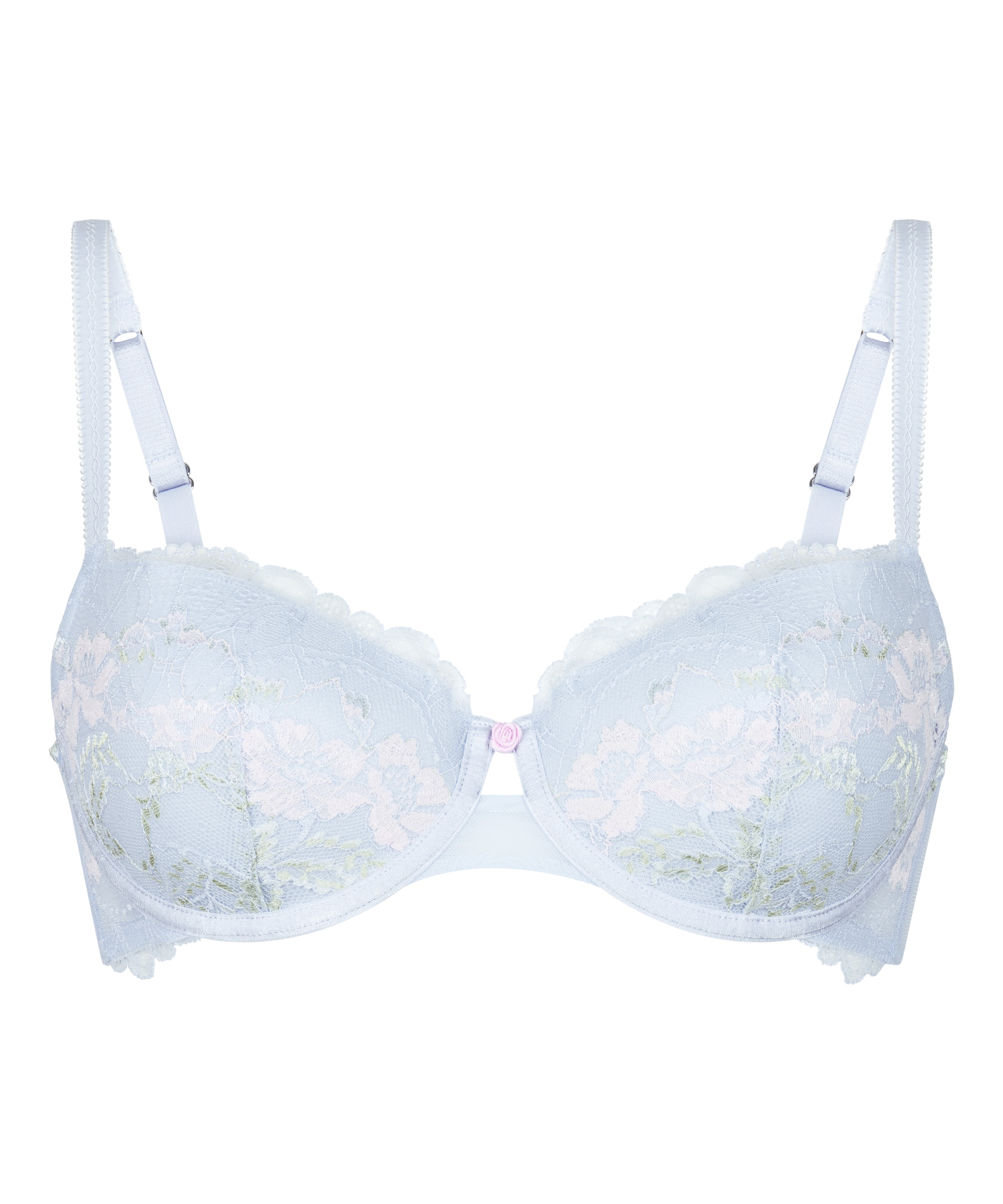 Hunkemöller T-shirt BH in Blauw: voorkant