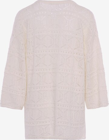 Pull-over faina en blanc