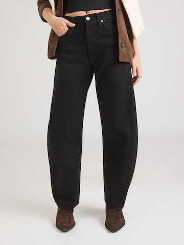 Tapered Jeans 'Luna' de la AGOLDE pe negru: față