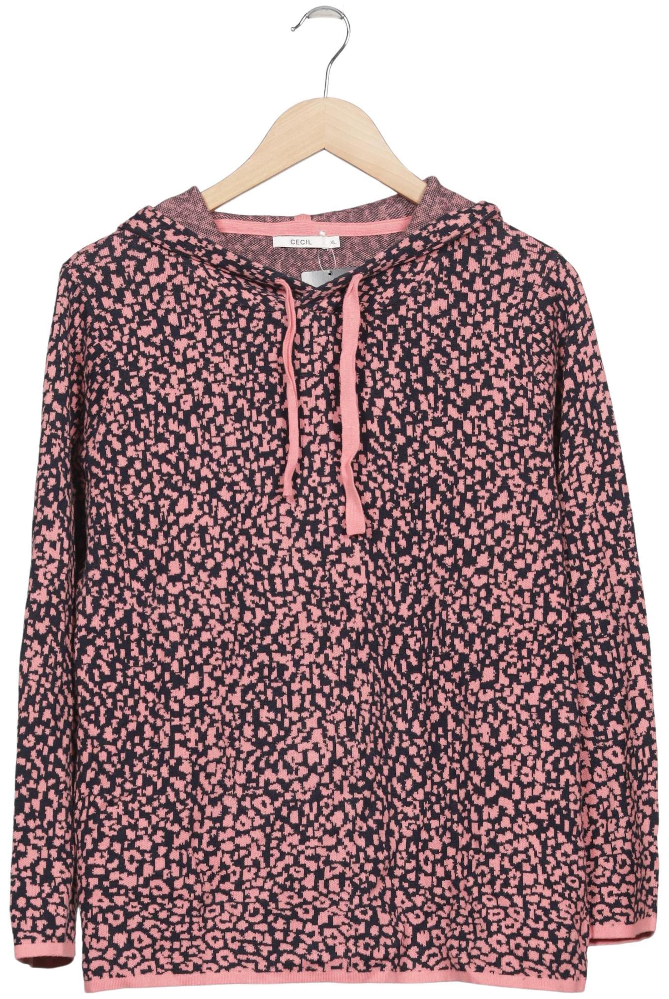 CECIL Sweatshirt & Zip-Up Hoodie in XL in Pink: front