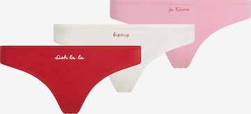 Karl LagerfeldTanga gaćice - bež boja: prednji dio