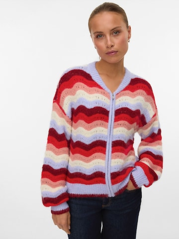 VERO MODA Pletena jopa 'VMDOJA' | modra barva: sprednja stran