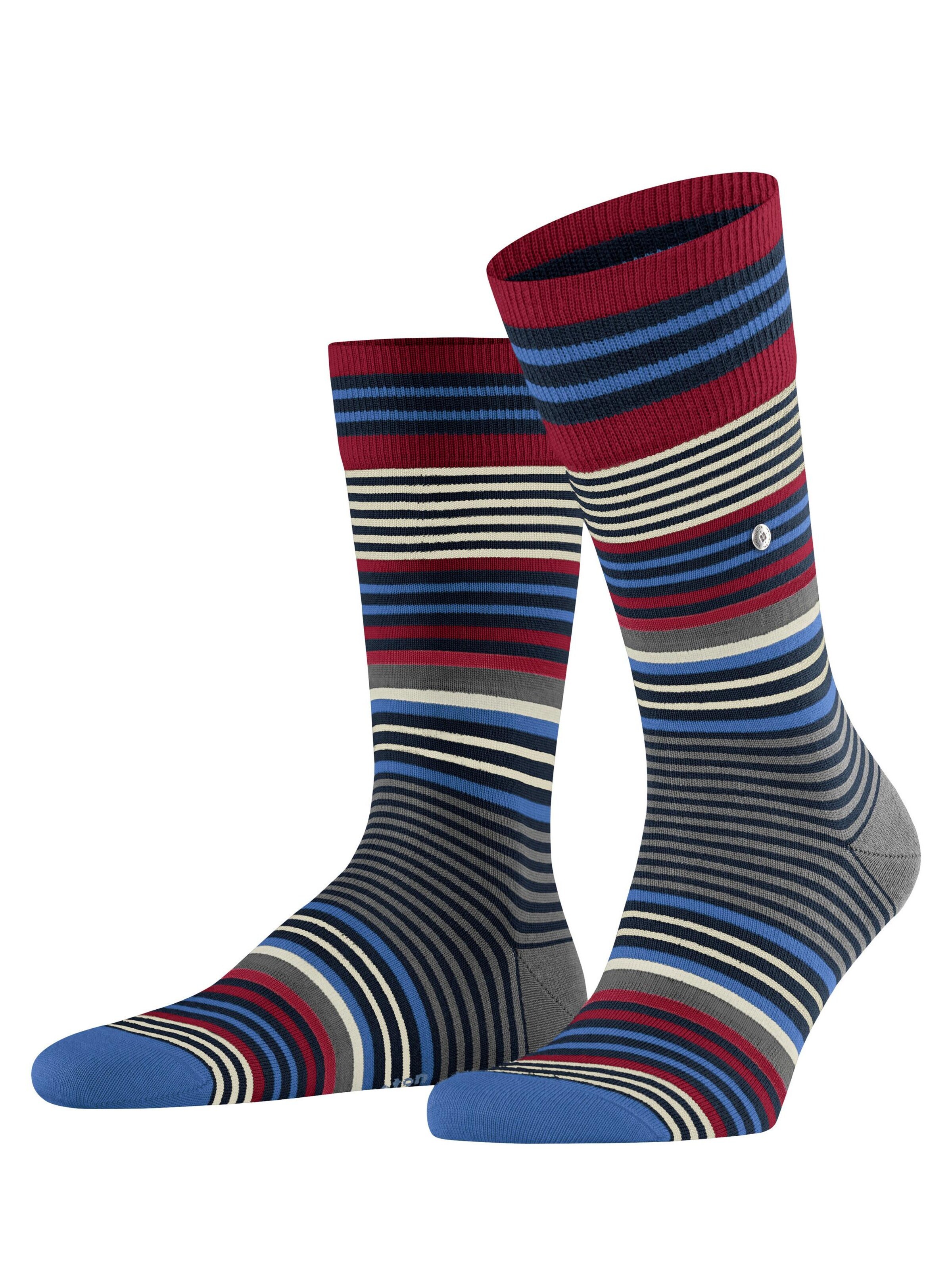 BURLINGTON Socks 'Stripe' in Blue: front