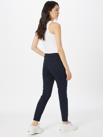 Coupe slim Pantalon TOM TAILOR en bleu