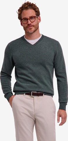FALKE Pullover 'Pure Cashmere' in Grün: Vorderseite