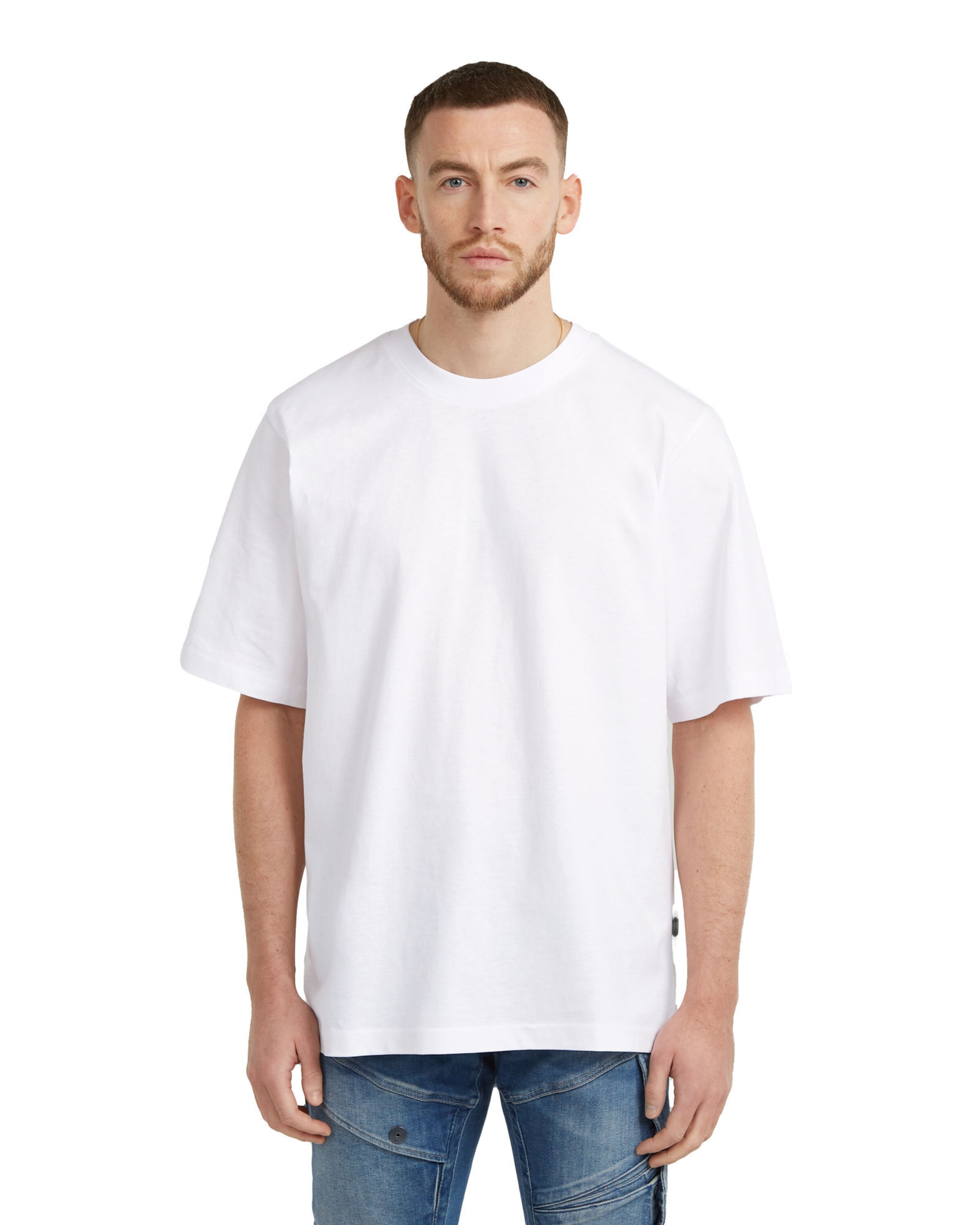 G-STAR Shirt in Wit: voorkant