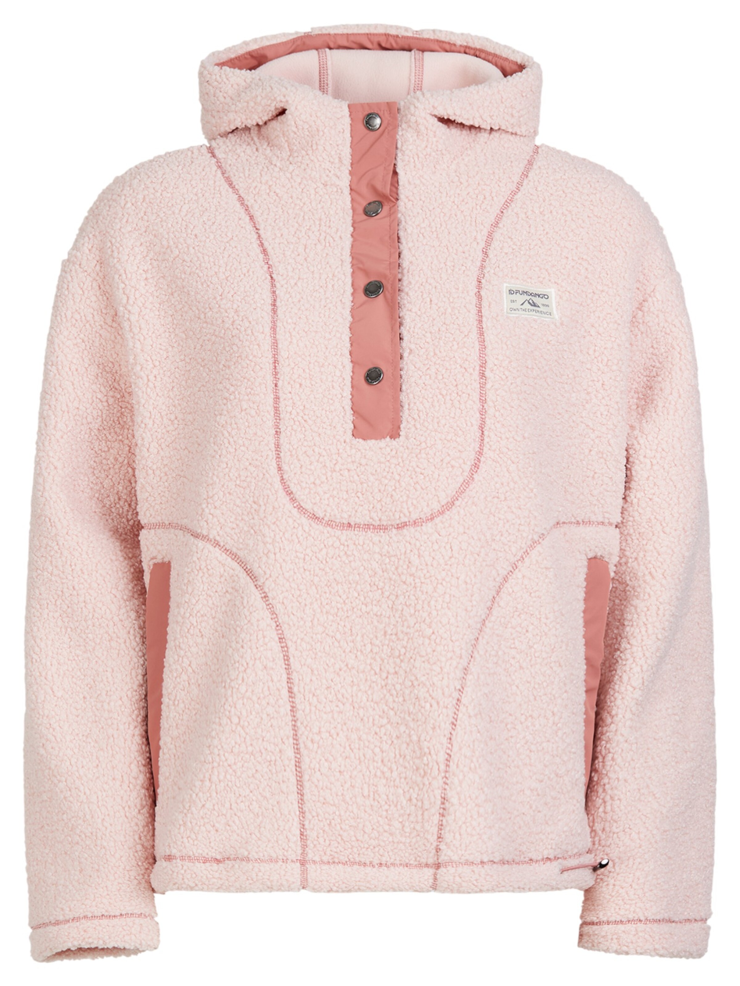 Fundango Fleece jacket in Pink: front