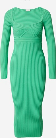 LeGer by Lena Gercke Knitted dress 'Elorah' in Green: front