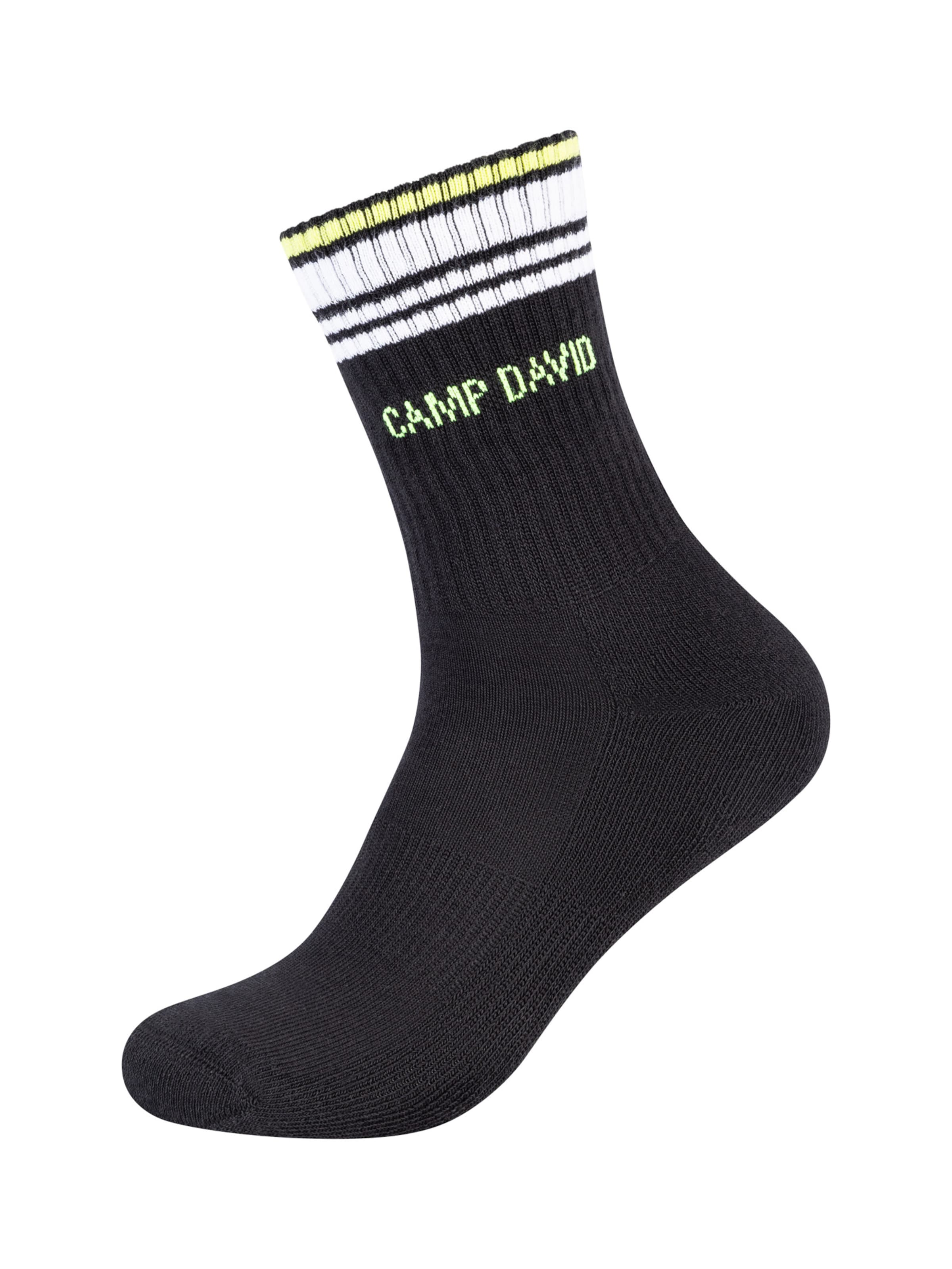 CAMP DAVID Sportsokken in Zwart