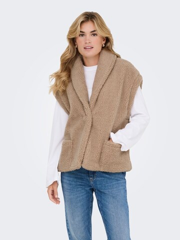 JDY Vest in Beige: front