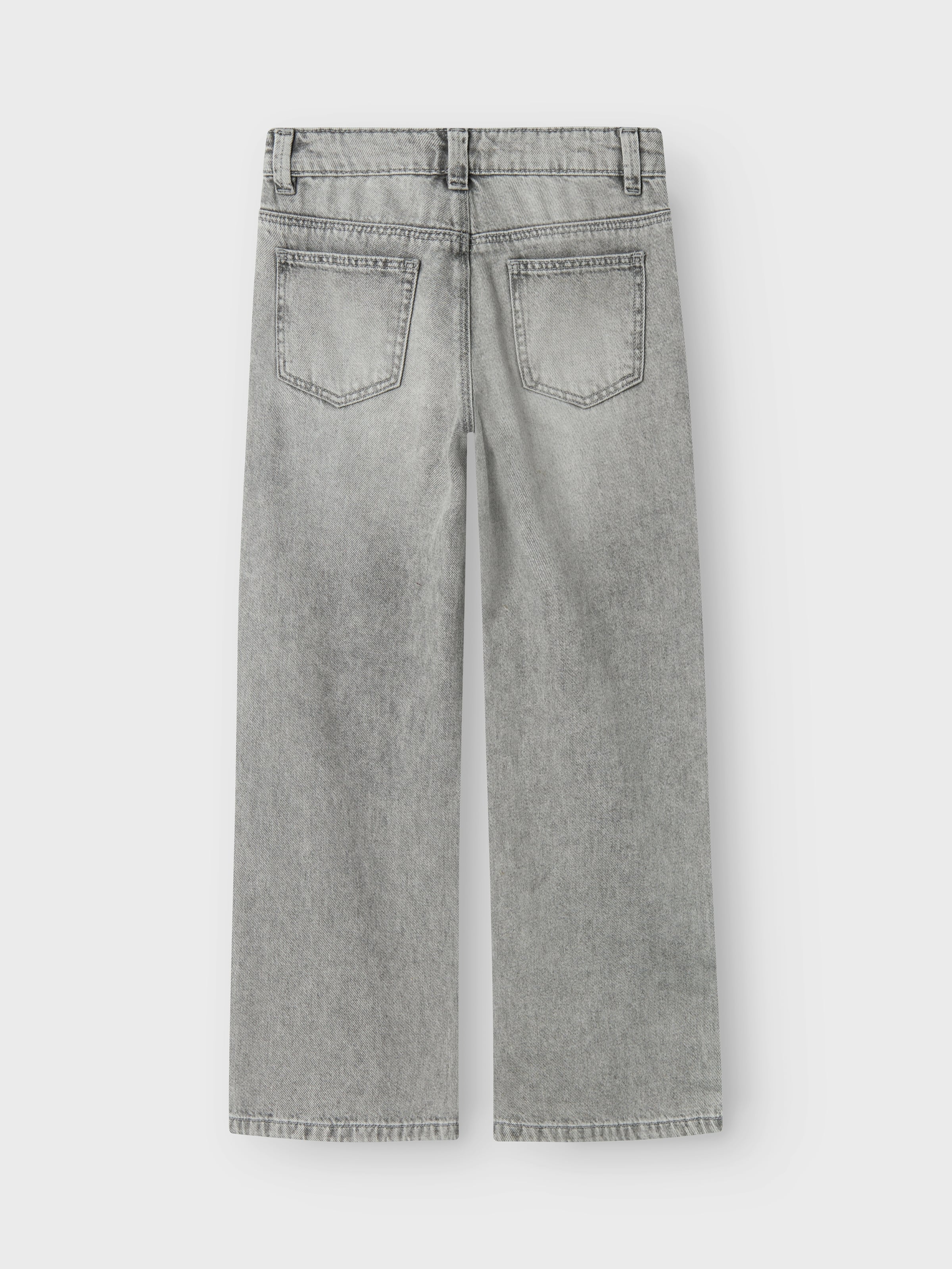 ★andar★ Air Denim Wide Gray Jeans Sneak-Peek-Light-Grey-Acid-
