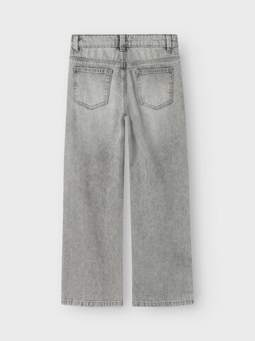 NAME IT Wide Leg Farkut 'NKFRose' värissä harmaa