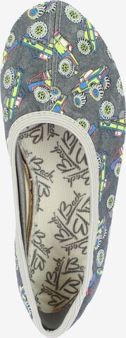 BECK Slippers 'Monster Cars' in Grey