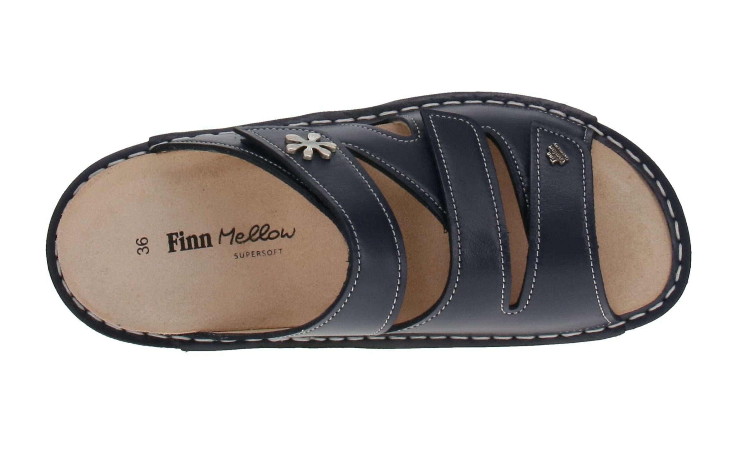 Finn Comfort Sandal in Black
