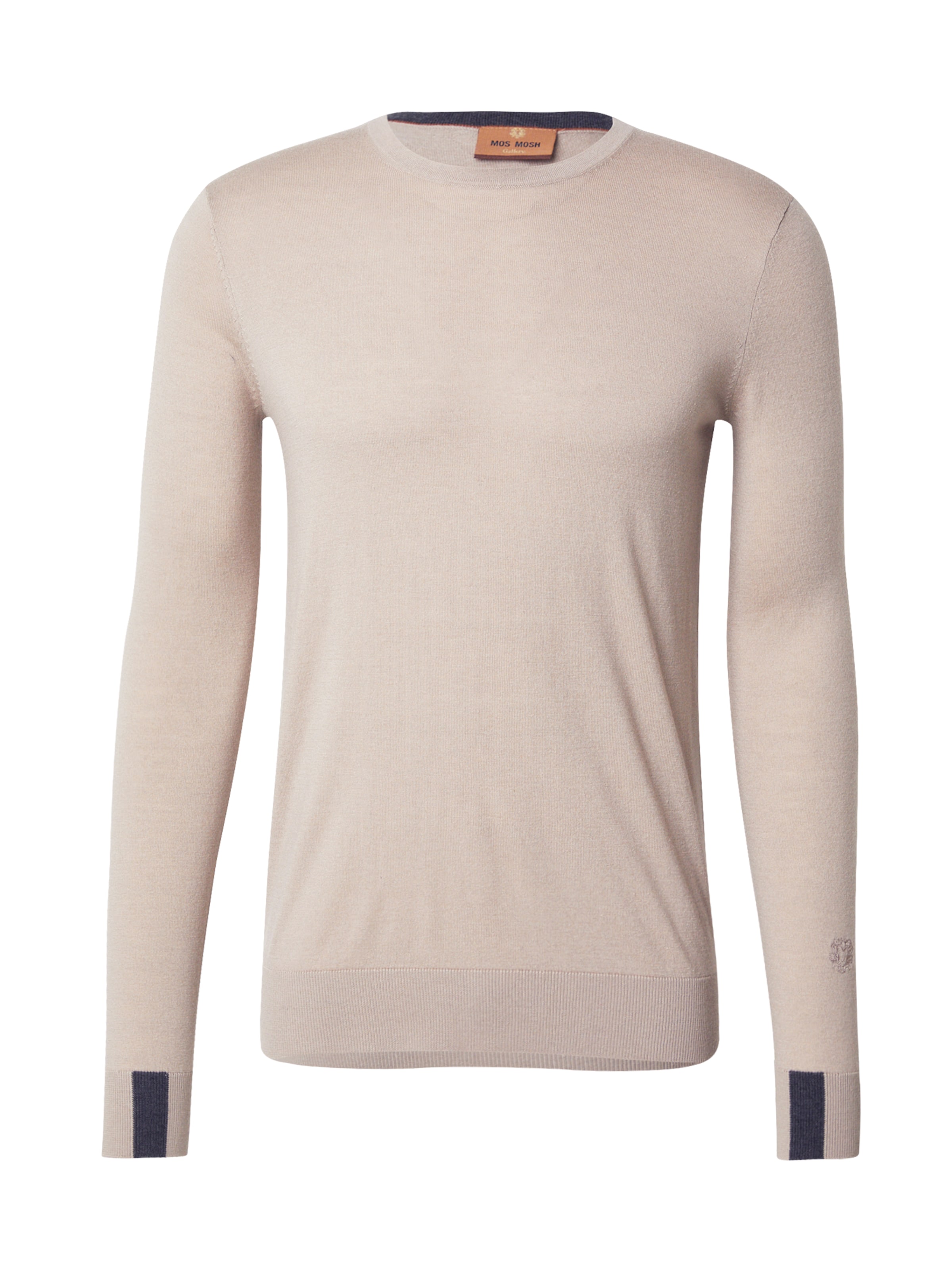 MOS MOSH Sweater 'MMGAdam' in Beige: front
