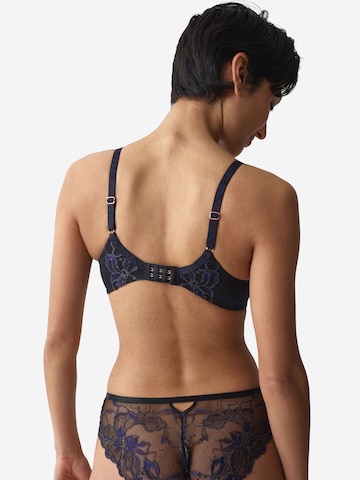 TRIUMPH T-shirt BH ' Wild Gardenia Florale ' in Zwart