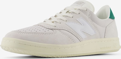 Sportbačiai be auliuko 'T500' iš new balance, spalva – rausvai pilka / tamsiai žalia / balta, Prekių apžvalga