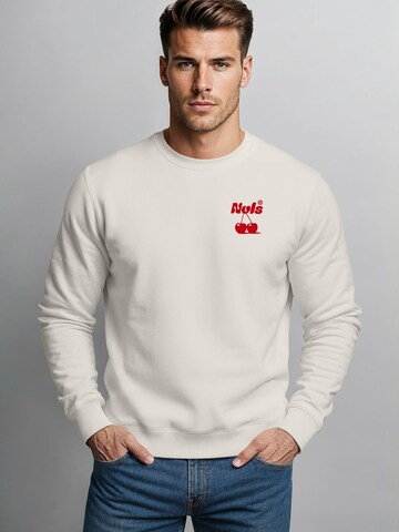 Neverless Sweatshirt 'Cherry Vignola' in Beige