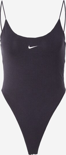 Nike Sportswear Bodi majica | črna / bela barva, Prikaz izdelka