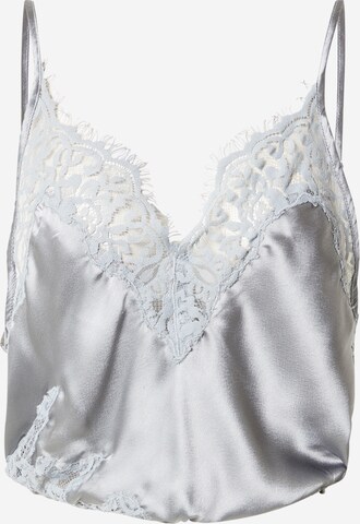 Free People Pajama shirt in Silver: front