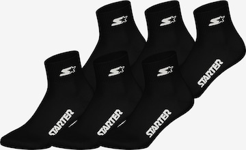 Chaussettes ' Quarter ' Starter en noir : devant