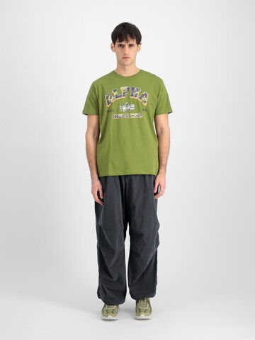 T-Shirt ALPHA INDUSTRIES en vert