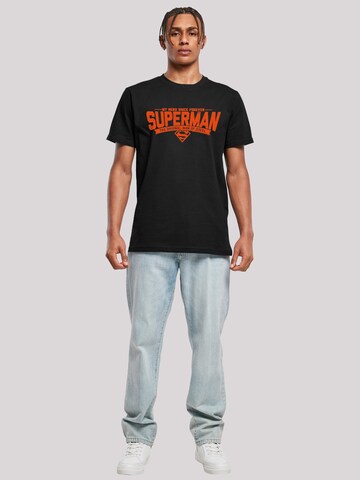 F4NT4STIC Shirt 'DC Comics Superman My Hero' in Black